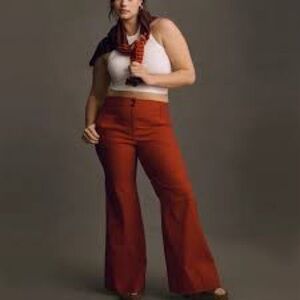 Maeve for Anthropologie Naomi Flare Ponte Pants